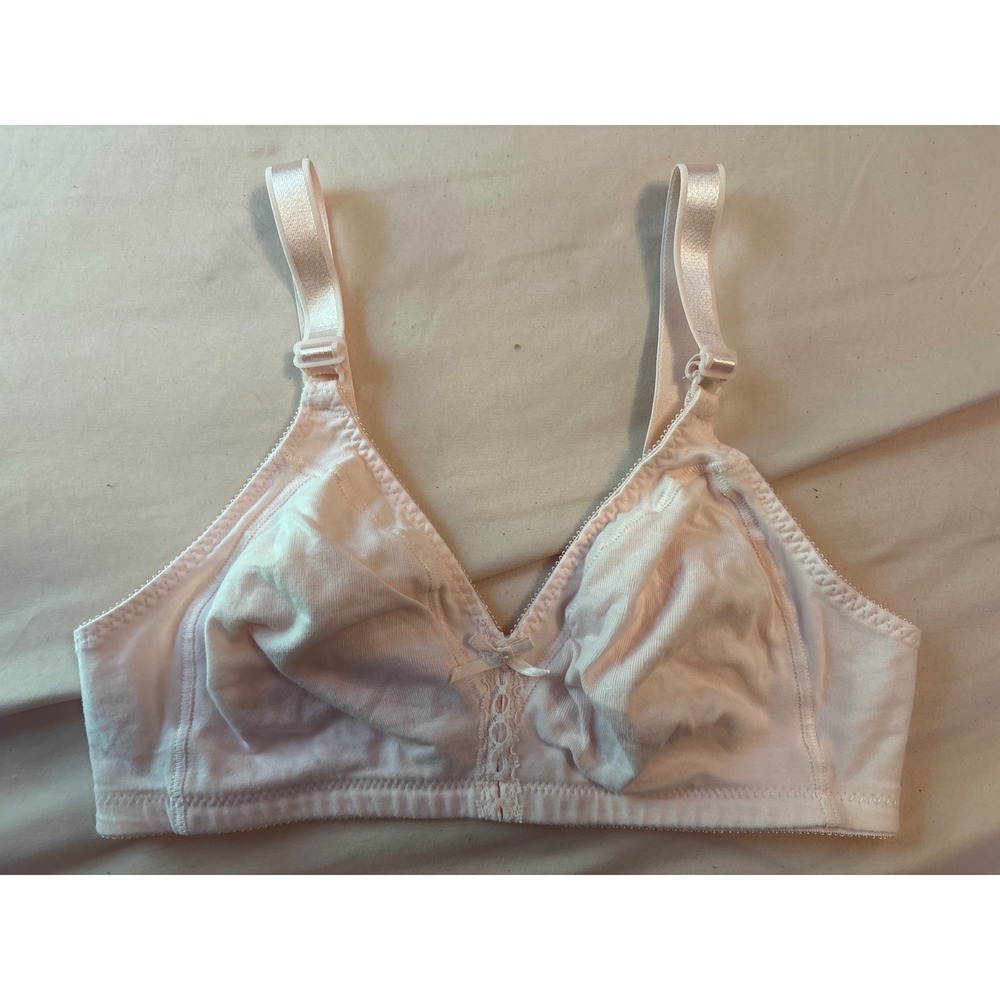 Bali Blush Pink Double Support Cotton Blend Wirefree Bra, 36C